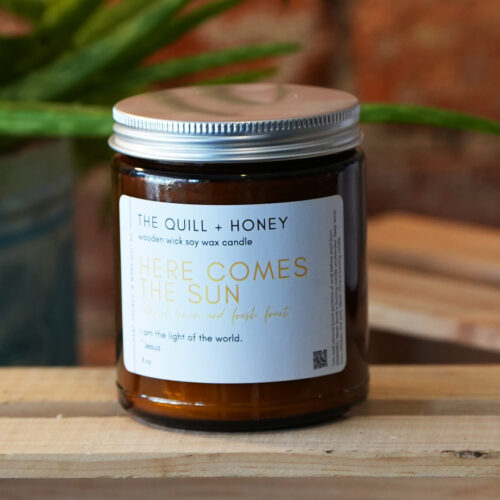 Candle 8 oz - Here Comes the Sun