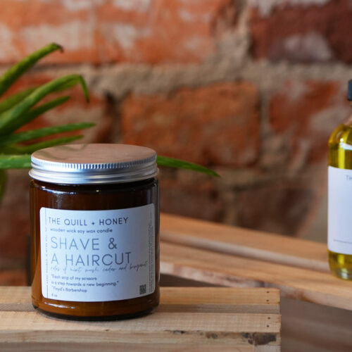 Candle 8 oz - Shave & A Haircut