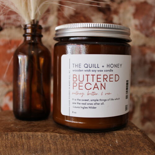 Candle 8 oz - Buttered Pecan